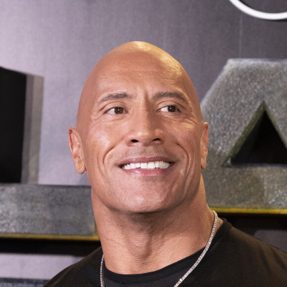 Dwayne Johnson à la première de "Black Adam" à Madrid le 19 octobre 2022. 