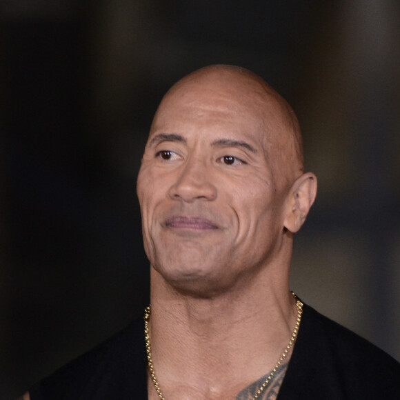 Dwayne Johnson (The Rock) à la première du film "Black Adam" au Diego Rivera Museum à Mexico, le 3 octobre 2022. 