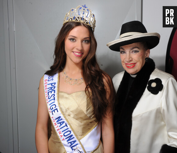 Portrait de Margaux Deroy ( Miss Prestige National 2015 ) et Geneviève de Fontenay 2015