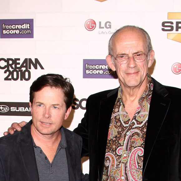 MICHAEL J. FOX ET CHRISTOPHER LLOYD - SOIREE "SCREAM 2010" DE SPIKE TV A LOS ANGELES 