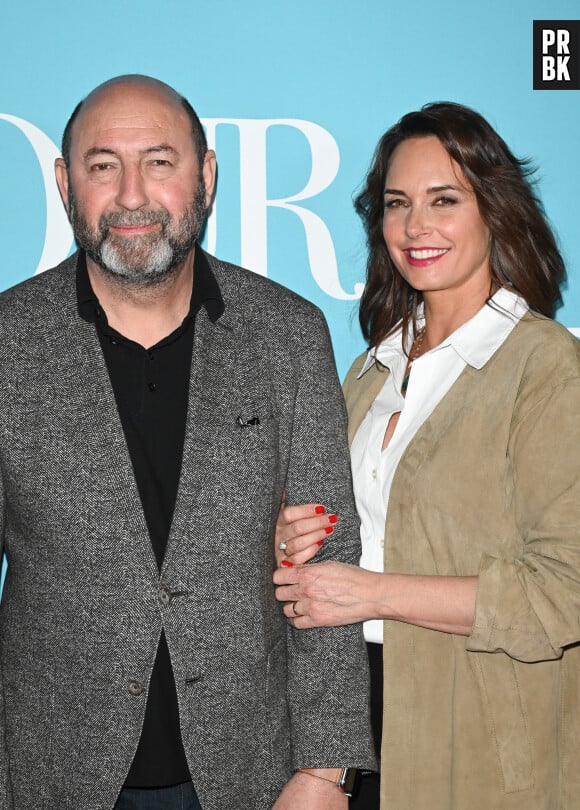 Kad Merad et sa femme Julia Vignali - Avant-première du film "La Vie pour de vrai" au cinéma Pathé Wepler à Paris le 18 avril 2023. © Coadic Guirec/Bestimage