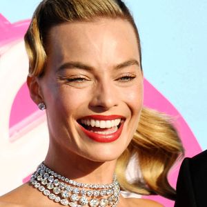 LOS ANGELES, CALIFORNIA - JULY 09: Margot Robbie attends the World Premiere of "Barbie" at the Shrine Auditorium and Expo Hall on July 09, 2023 in Los Angeles, California. 