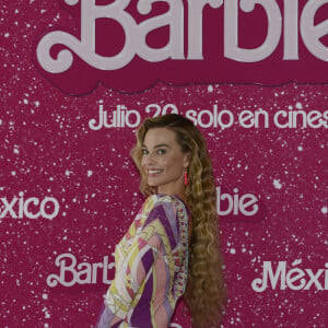 July 7, 2023, Mexico City, Mexico: Margot Robbie poses for photos during 'Barbie' film Photocall at Mexico City Four Sason Hotel. on July 7, 2023 in Mexico City, Mexico. © Carlos Tischler/eyepix via ZUMA Press Wire / Bestimage 