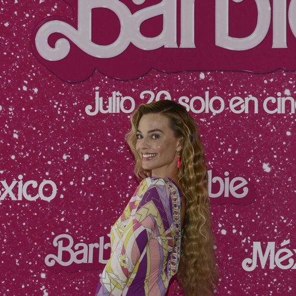 July 7, 2023, Mexico City, Mexico: Margot Robbie poses for photos during 'Barbie' film Photocall at Mexico City Four Sason Hotel. on July 7, 2023 in Mexico City, Mexico. © Carlos Tischler/eyepix via ZUMA Press Wire / Bestimage 