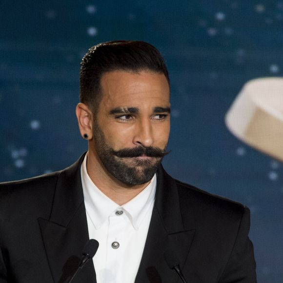 Adil Rami lors de la remise des trophées lors de la 28ème cérémonie des trophées UNFP au Pavillon d'Armenonville à Paris, France, le 19 mai 2019.