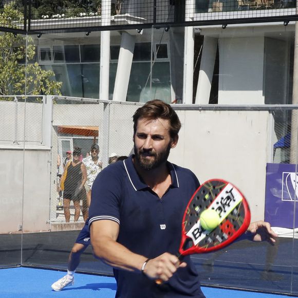 Exclusif - Guillaume Labbé - Tournoi des personnalités lors du Greenweez Paris Major Premier Padel 2023 à Roland Garros à Paris le 10 septembre 2023. © Marc Ausset-Lacroix/Bestimage