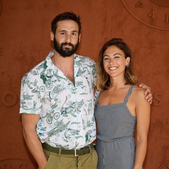 Guillaume Labbé et sa soeur Constance Labbé au village lors des Internationaux de France de tennis de Roland Garros 2023, à Paris, France, le 5 juin 2023. © Cyril Moreau/Bestimage 