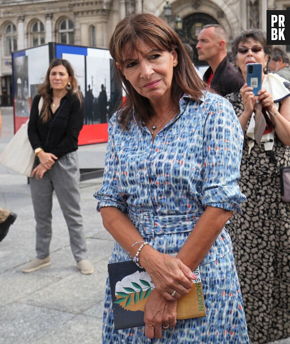 Anne Hidalgo - La maire de Paris lors de la commémoration du 50ème anniversaire du coup d'état au Chili à la Mairie de Paris. Le 11 septembre 2023 © Jonathan Rebboah / Panoramic / Bestimage