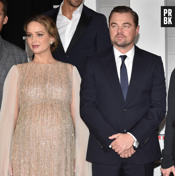 Leonardo DiCaprio, Jennifer Lawrence - Les célébrités arrivent à la première de "Don't Look Up" (Netflix) à New York, le 5 décembre 2021.