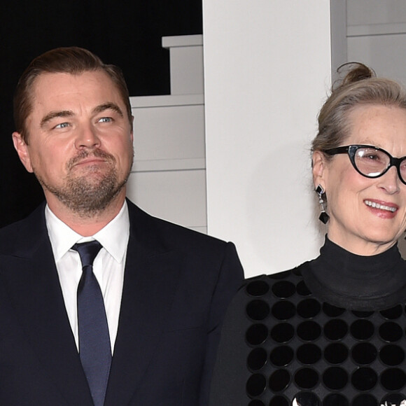 Jennifer Lawrence, Leonardo DiCaprio, Meryl Streep, Jonah Hill and Adam McKay - Les célébrités arrivent à la première de "Don't Look Up" (Netflix) à New York, le 5 décembre 2021.