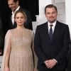 Jennifer Lawrence, Leonardo DiCaprio, Meryl Streep à la première du film "Don't Look Up" à New York, le 5 décembre 2021.