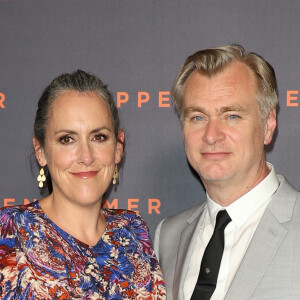 Emma Thomas et son mari Christopher Nolan - Première du film "Oppenheimer" au Grand Rex à Paris le 11 juillet 2023. © Coadic Guirec/Bestimage