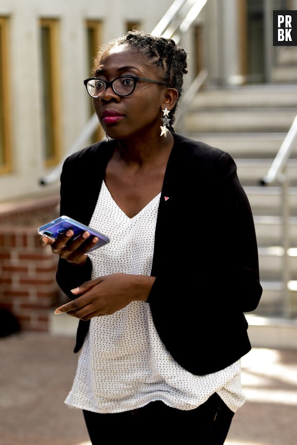 Danièle Obono - Le leader de La France Insoumise et cinq autres membres du mouvement comparaissent au tribunal de Bobigny le 20 septembre 2019. © JB Autissier / Panoramic / Bestimage