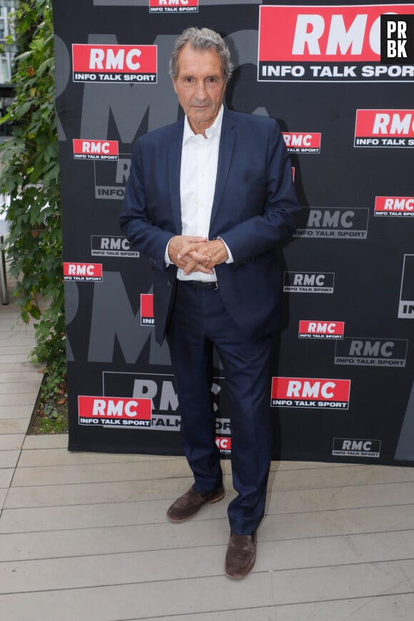 Jean-Jacques Bourdin - Conférence de presse de rentrée 2019-2020 de RMC, RMC Sport et BFM TV à Altice Campus à Paris le 28 août 2019. © Christophe Clovis / Bestimage