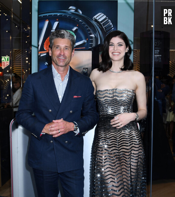 New York, NY - Celebrities attend the TAG Heuer 5th Avenue Flagship Boutique Opening in New York City. Pictured: Patrick Dempsey, Alexandra Daddario 