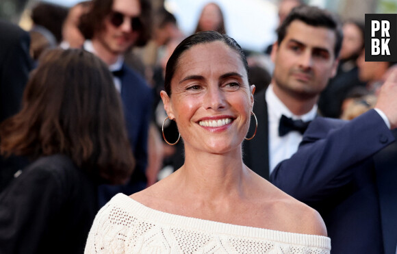 Alessandra Sublet - Montée des marches du film « Mascarade » lors du 75ème Festival International du Film de Cannes. Le 27 mai 2022 © Dominique Jacovides / Bestimage