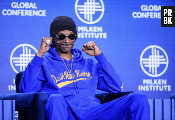 Mais aussi pour son énorme consommation de cannabis.
Snoop Dogg - People à la conférence "2023 Milken Institute Global Conference" à Beverly Hills. Le 3 mai 2023 © Prensa Internacional / Zuma Press / Bestimage