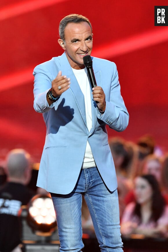 Exclusif - Nikos Aliagas lors de l'enregistrement de l'émission "La chanson de l'année" dans les Arènes de Nîmes, présentée par N.Aliagas et diffusée le 17 juin sur TF1 © Bruno Bebert-Christophe Clovis / Bestimage