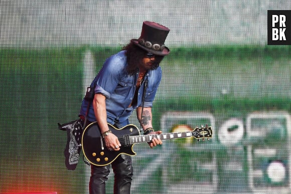 30 June 2023. Axl Rose and Slash of ‘Guns N’ Roses’ performing at British Summertime 2023, Hyde Park in London.