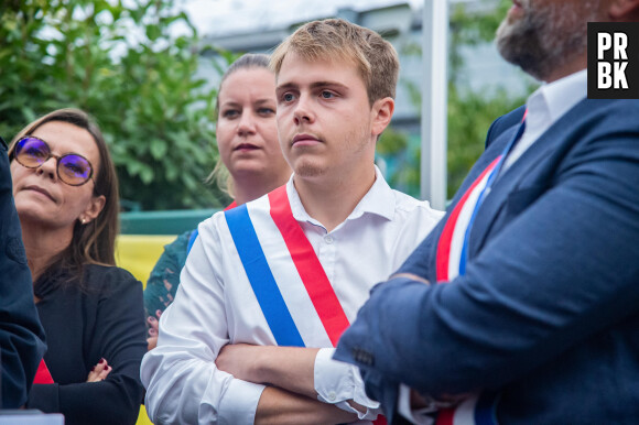 Louis Boyard, député de la Troisième circonscription du Val-de-Marne lors d'un rassemblement citoyen contre l'exploitation des travailleurs sans-papiers de Chronopost à Alfortville le 7 septembre 2022. © Baptiste Autissier / Panoramic / Bestimage