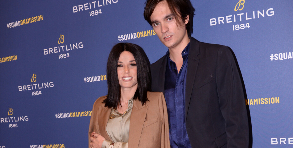 Capucine Anav et son compagnon Alain-Fabien Delon lors de la soirée de