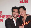 Los Angeles, CA - Celebrities attend the premiere of "The Brothers Sun" held at the Netflix Tudum Theater in Los Angeles, California. Pictured: Justin Chien, Sam Song Li 