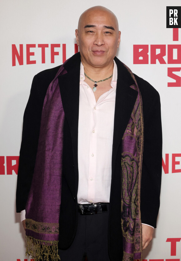 Ron Yuan at the Netflix Premiere Of The Brothers Sun at the Netflix Tudum Theater in Los Angeles, California on January 4, 2024.