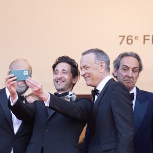 Jeffrey Wright, Adrien Brody, Tom Hanks - Montée des marches du film « Asteroid City » lors du 76ème Festival International du Film de Cannes, au Palais des Festivals à Cannes. Le 23 mai 2023 © Olivier Borde / Bestimage