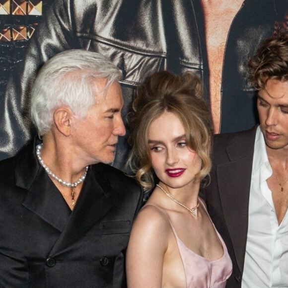 Baz Luhrmann, Tom Hanks, Austin Butler, Olivia DeJonge - Les célébrités à la première du biopic "Elvis" à Sydney, le 5 juin 2022.