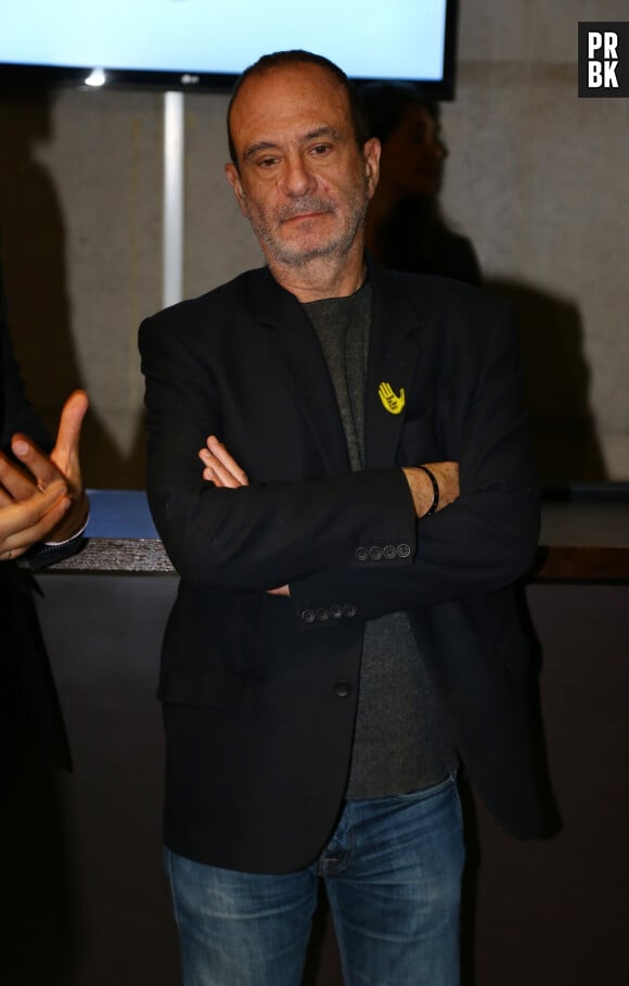 Gérard Miller - Dîner des parrains et marraines de SOS Racisme à Paris le 3 mars 2015.  SOS Racism diner in Paris, France on march 3rd, 2015.