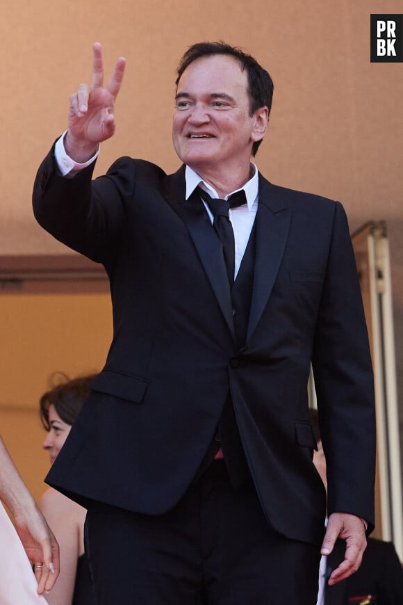 Mais ce ne sera pas la seule star américaine présente...
Quentin Tarantino - Montée des marches du film " Elémentaire " pour la cérémonie de clôture du 76ème Festival International du Film de Cannes, au Palais des Festivals à Cannes. Le 27 mai 2023 © Jacovides-Moreau / Bestimage