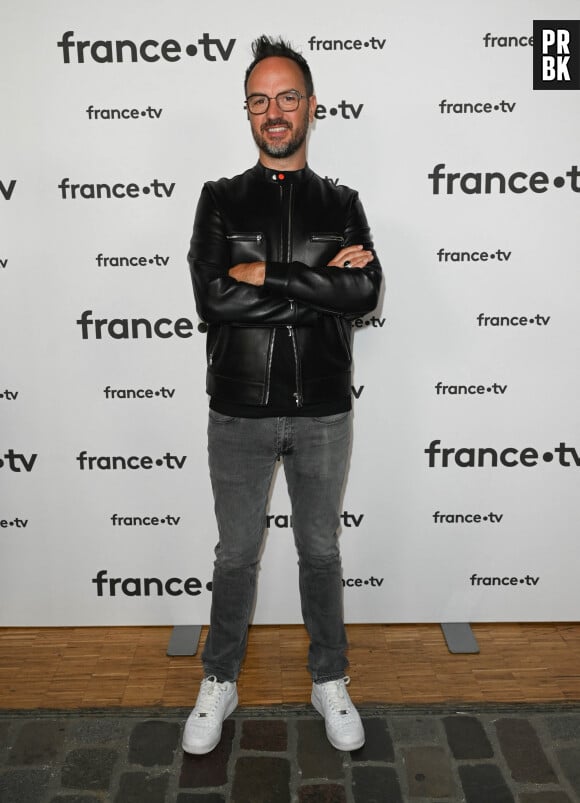 Jarry au photocall pour la conférence de presse de rentrée de France TV à la Grande Halle de la Villette à Paris, France, le 6 juillet 2022. © Coadic Guirec/Bestimage