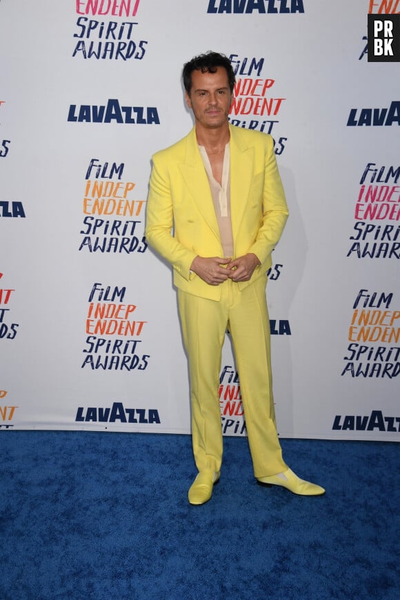 Santa Monica, CA - Celebrities arrive for the Film Independent Spirit Awards 39th annual ceremony in Santa Monica. Pictured: Andrew Scott 