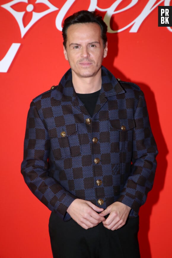 Andrew Scott - Photocall du Défilé de mode Louis Vuitton Homme, Collection Automne-Hiver 2024/2025 dans le cadre de la Fashion Week de Paris, France, le 16 Janvier 2024. © Bertrand Rindoff / Bestimage  Photocall of the Louis Vuitton Men's Fashion Show, Fall-Winter 2024/2025 Collection as part of Paris Fashion Week, France, January 16, 2024 