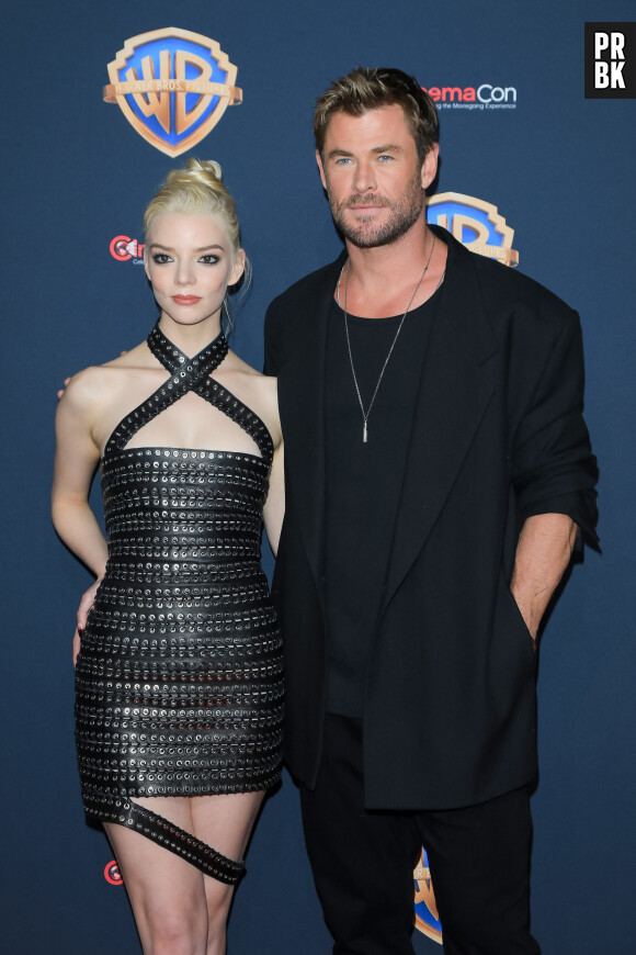 Anya Taylor-Joy et Chris Hemsworth au CinemaCon au Caesars Palace le 9 avril 2024 à Las Vegas © Nina Prommer / Zuma Press / Bestimage