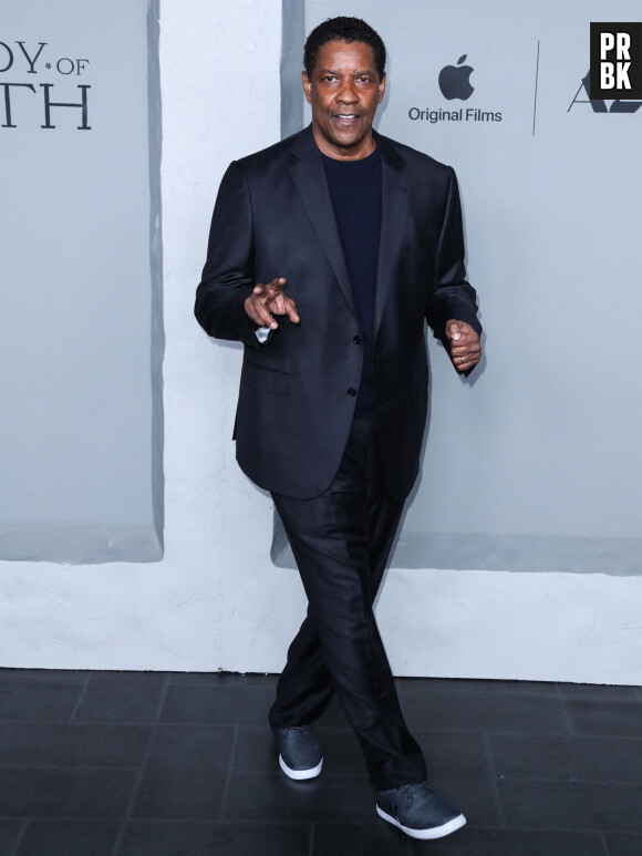 Denzel Washington à la première du film "The Tragedy of MacBeth" à Los Angeles, le 16 décembre 2021.