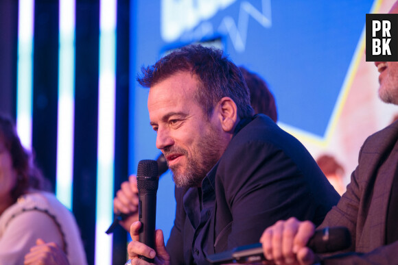 Stéphane Henon lors de la rencontre avec l’équipe de Plus Belle La Vie, Encore Plus Belle (TF1), modérée par le journaliste Alexandre du Serie Mania Festival international Lille 2024, à Lille, France, le 16 mars 2024. © Stéphane Vansteenkiste/Bestimage