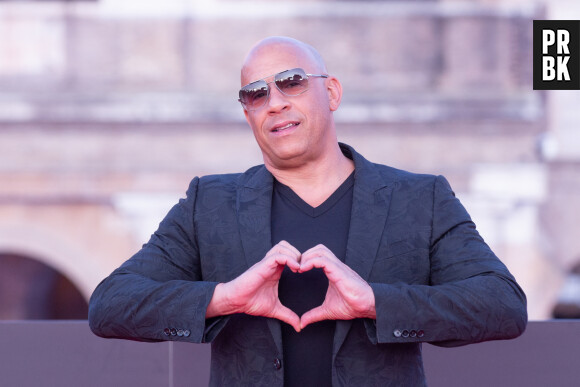 Vin Diesel lors de la première du film "Fast & Furious X" à Rome, le 12 mai 2023.