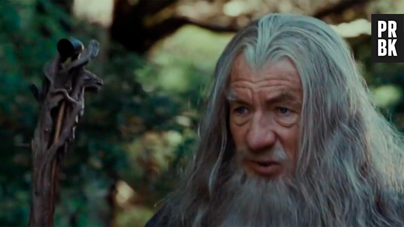 Le bâton de Gandalf lui sert aussi pour ranger sa pipe.