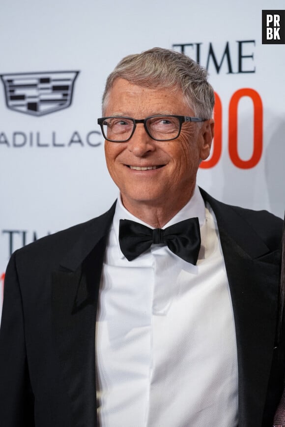 Bill Gates au photocall du gala "Time 100" au Lincoln Center à New York.