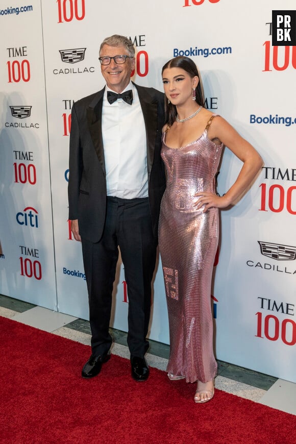 Bill Gates et Phoebe Adele Gates au photocall du gala "Time 100" au Lincoln Center à New York.