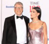 Bill Gates et sa fille Phoebe Adele Gates au photocall du gala "Time 100" au Lincoln Center à New York.