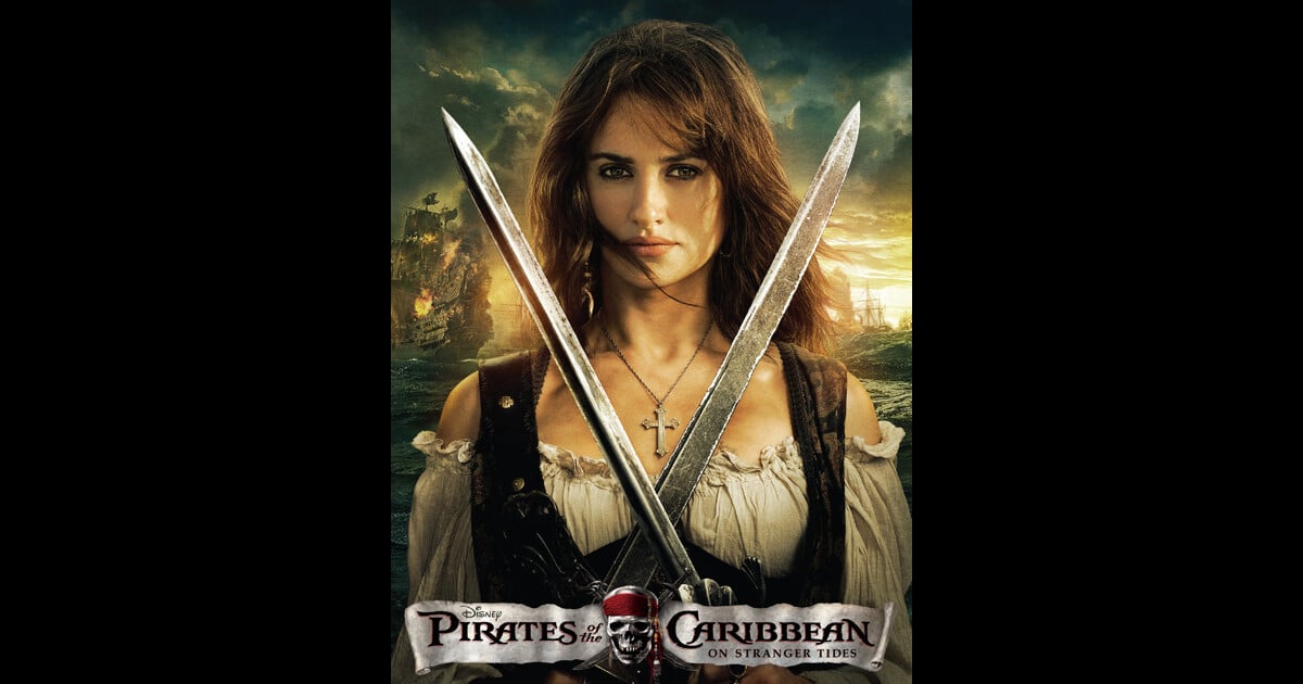 Penelope Cruz son affiche du film Pirates des Caraibes 4 - PureBreak