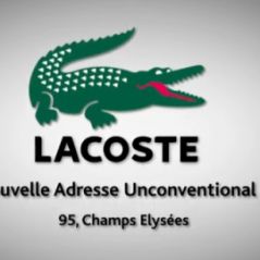Lacoste ... de retour sur les Champs Elysées (vidéo)