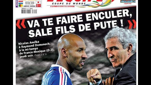 Nicolas Anelka ... Son procès contre L'Equipe s'ouvre aujourd'hui