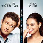 Justin Timberlake et Mila Kunis ensemble ... sur l&#039;affiche de Sexe entre amis