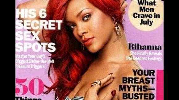 Rihanna ... une diva en couverture de Cosmopolitan (PHOTO)