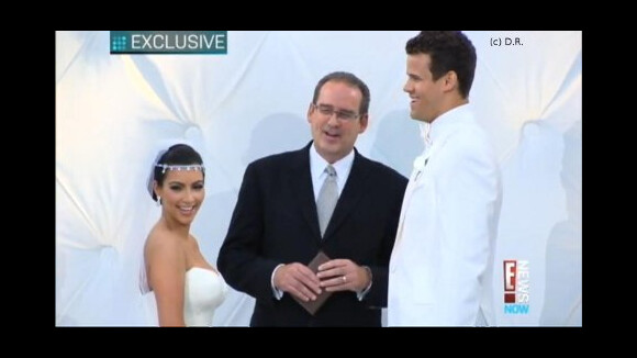 VIDEO du mariage de Kim Kardashian et Kris Humphries : les 1eres images