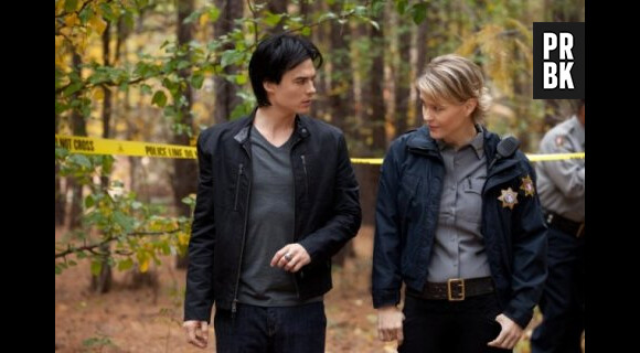 Vampire Diaries saison 3 - Damon et le Sheriff Forbes