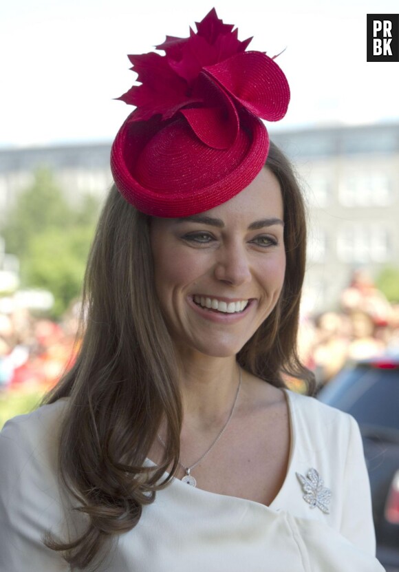 Kate Middleton tout sourire